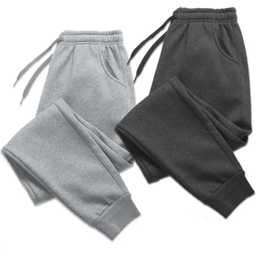 2023 calças compridas das mulheres dos homens outono e inverno casual velo sweatpants calças esportivas macias calças de jogging S-4XL